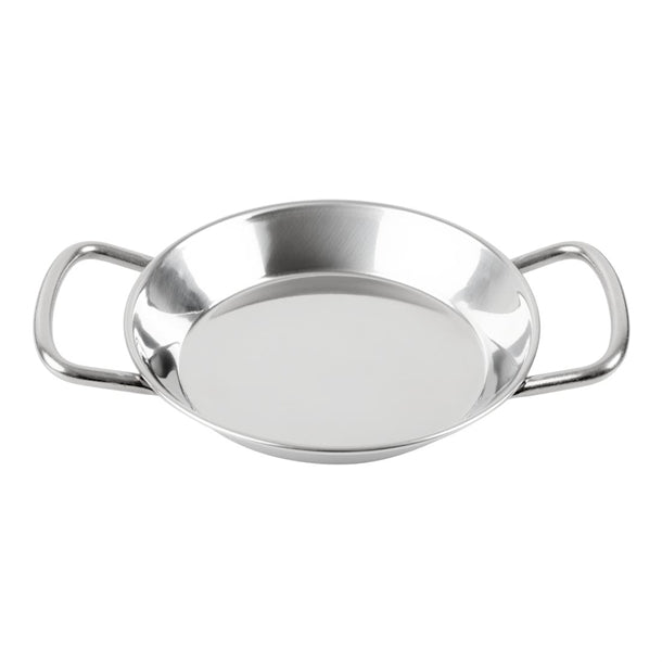 Olympia Table Presentation Mini Paella Pan Stainless Steel 120mm hy103
