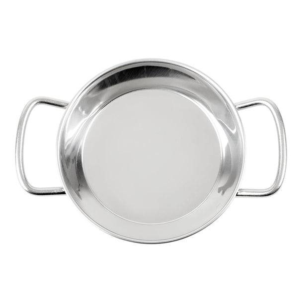 Olympia Table Presentation Mini Paella Pan Stainless Steel 120mm hy103