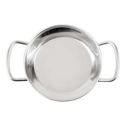 Olympia Table Presentation Mini Paella Pan Stainless Steel 120mm hy103