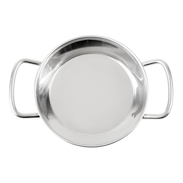 Olympia Table Presentation Mini Paella Pan Stainless Steel 150mm hy104