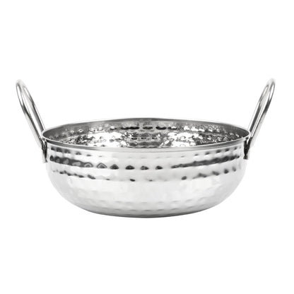 Olympia Table Presentation Hammered Kadai Dish Stainless Steel 170mm hy106
