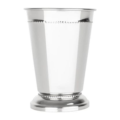 Olympia Barware Beaded Julep Cup Stainless Steel 370ml hy115