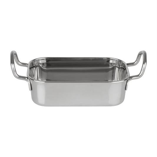 Olympia Table Presentation Rectangular Dish Stainless Steel 140x90mm hy122