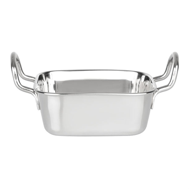 Olympia Table Presentation Square Dish Stainless Steel 115x115mm hy123