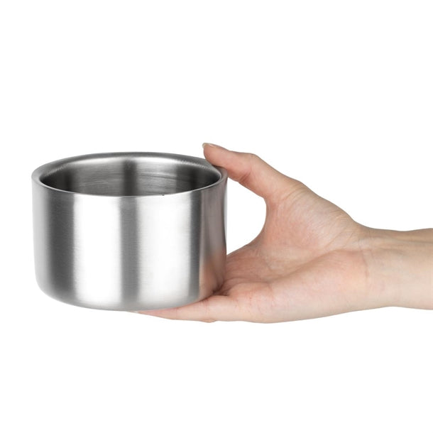 Olympia Double Wall Stainless Steel Wine and Champagne Coaster hy127