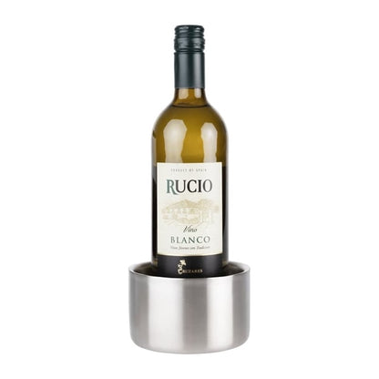 Olympia Double Wall Stainless Steel Wine and Champagne Coaster hy127