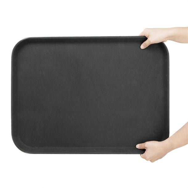 Olympia Kristallon Large Size Anti-Slip Fibreglass Tray 405x560mm hy138