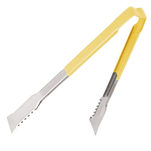 Vollrath Versagrip Tongs Flat Yellow 12'' hy165