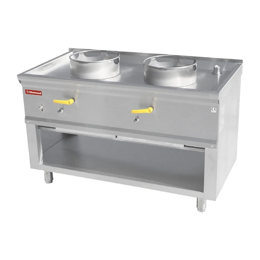 Diamond 2 Burner Wok Stove hy189