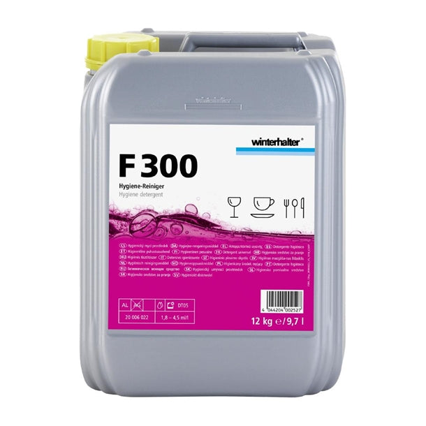 Winterhalter F300 Aluminium Safe All Purpose Hygienic Detergent 9.7Ltr hy212