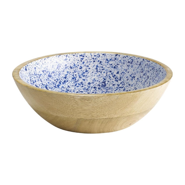 APS Mango Bowl Blue and White 240x75mm hy233