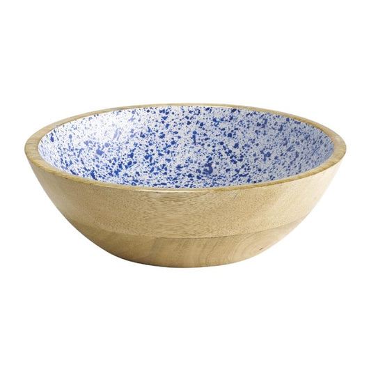 APS Mango Bowl Blue and White 240x75mm hy233