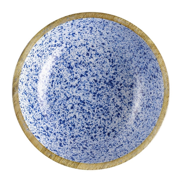 APS Mango Bowl Blue and White 240x75mm hy233