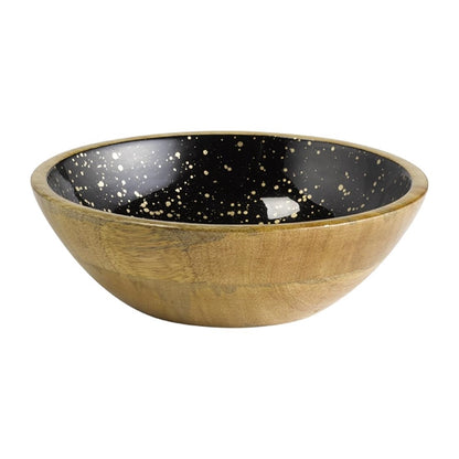 APS Mango Bowl Black and Gold 240x75mm hy235