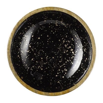 APS Mango Bowl Black and Gold 240x75mm hy235