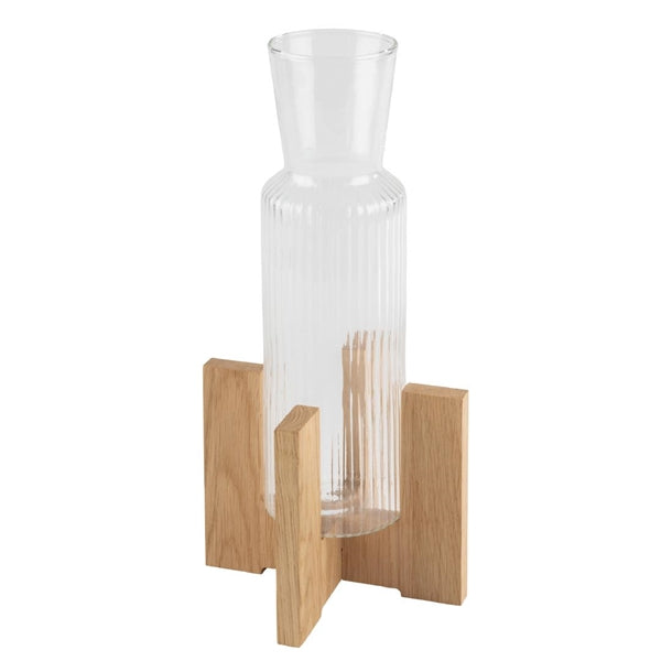 APS Pedestal For Glass Carafe Black 150x150x120mm hy257