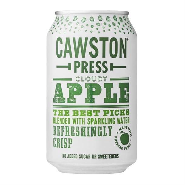 Cawston Press Sparkling Cloudy Apple Drink 330ml (24 pack) hy395