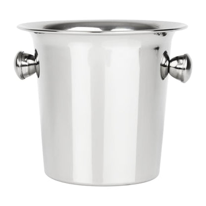Olympia Mini Fluted Ice Bucket Stainless Steel hy516
