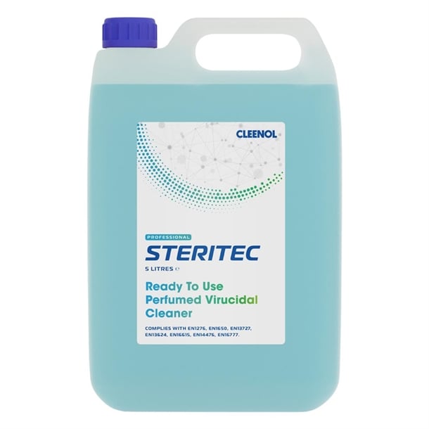 Steritec Perfumed Virucidal Cleaner Ready to Use 5Ltr (2 Pack) hy537