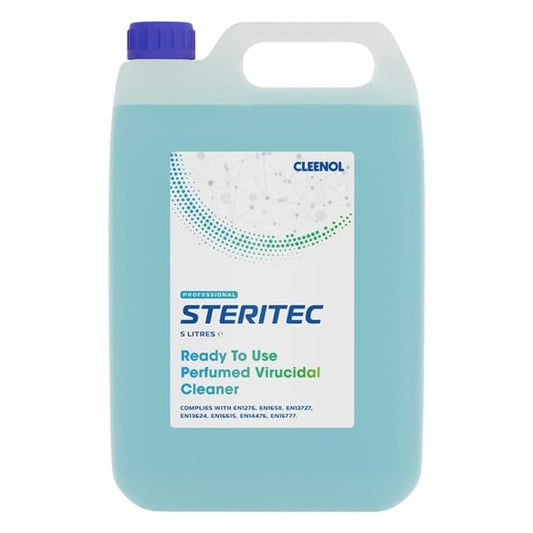 Steritec Perfumed Virucidal Cleaner Ready to Use 5Ltr (2 Pack) hy537