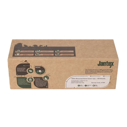 Jantex Green 100% Recycled Hand Towel 1ply 3600 sheets hy595
