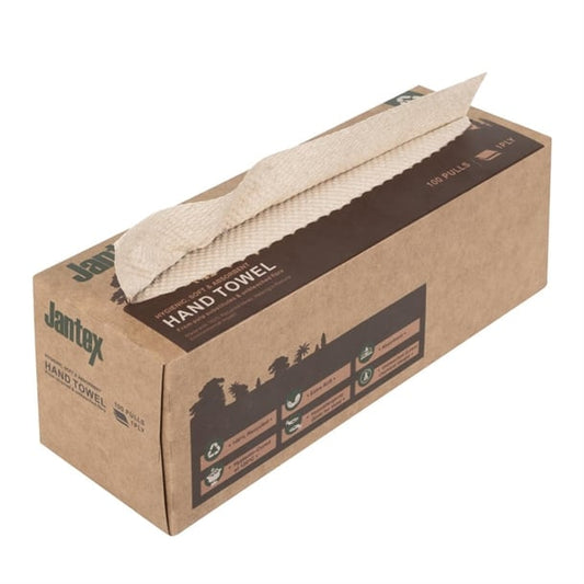 Jantex Green 100% Recycled Hand Towel 1ply 3600 sheets hy595