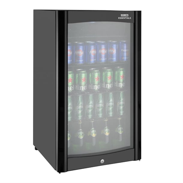 Nisbets Essentials Single Door Back Bar Cooler 98Ltr hy599