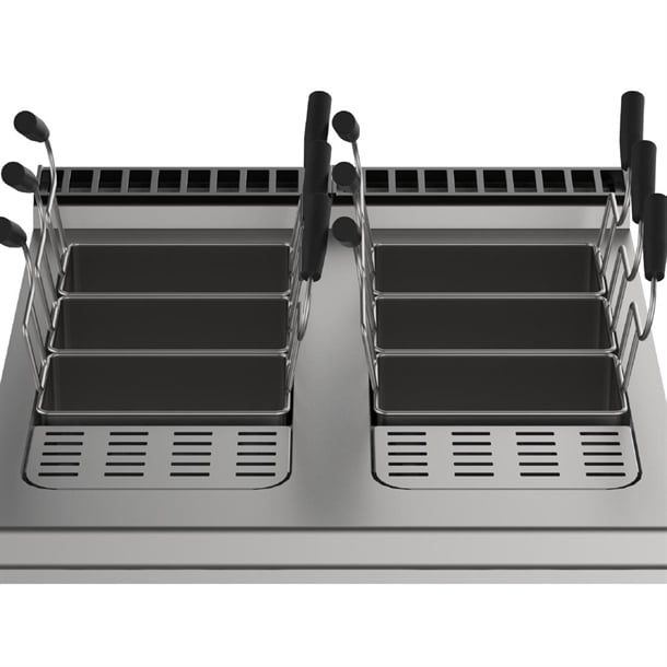 Fagor 900 Series Freestanding Double Well Electric Pasta Cooker CP-E910 hy838