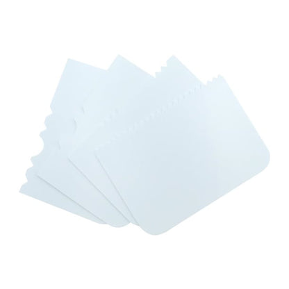 PME Side Scrapers Patterned Edge Plastic (4 Pack) hz040