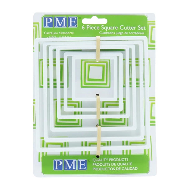 PME Classic Square Cutter (6 Pack) hz043