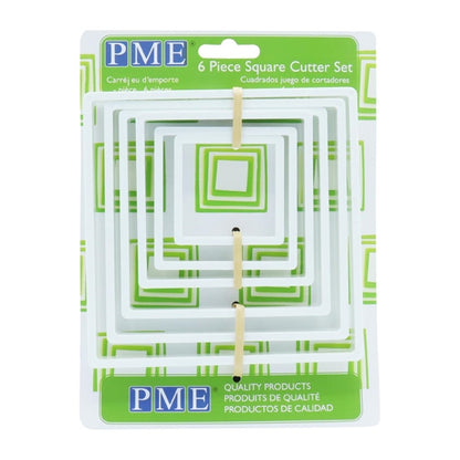 PME Classic Square Cutter (6 Pack) hz043