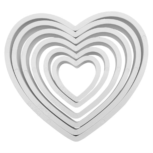 PME Classic Heart Shape Cutter (6 Pack) hz045