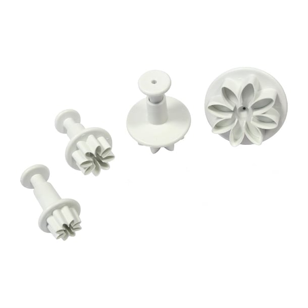 PME Floral Daisy Plunger Cutter Marguerite (4 Pack) hz048
