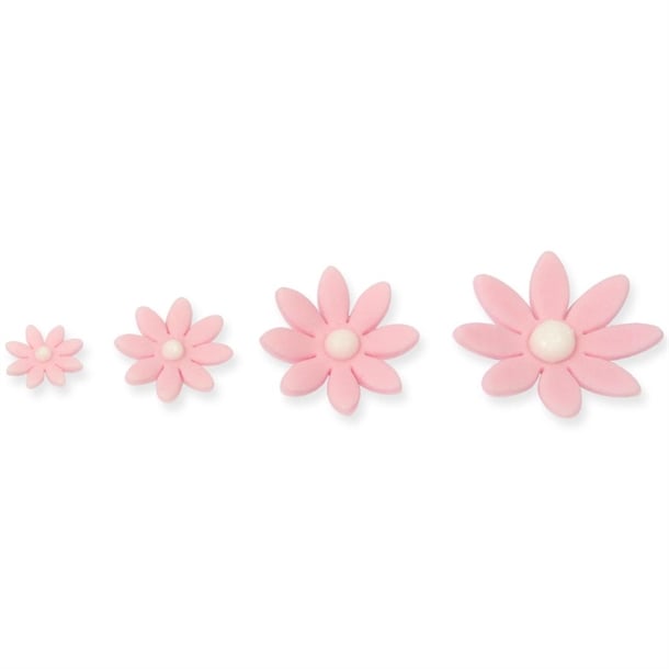 PME Floral Daisy Plunger Cutter Marguerite (4 Pack) hz048