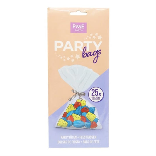 PME Party Bags with Silver Ties (25 Pack) hz053