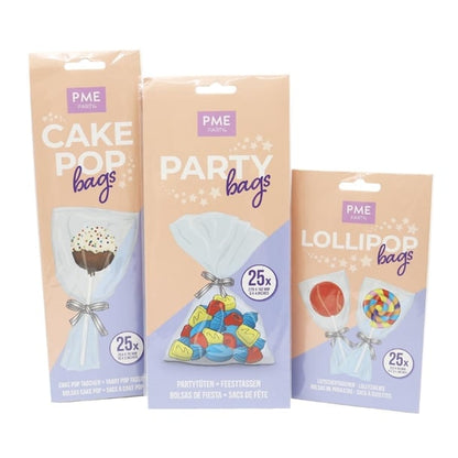 PME Party Bags with Silver Ties (25 Pack) hz053