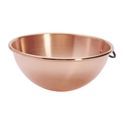 De Buyer Copper Egg Whites Bowl with Cast Iron Ring Handle 200mm hz140