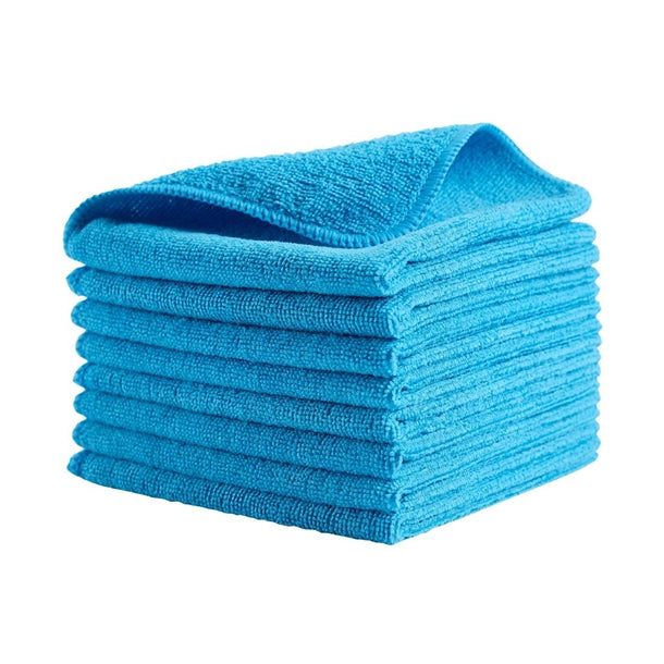 Rubbermaid HYGEN r-40 Recycled Microfibre Cloths 400x400mm Blue (24 Pack) hz152