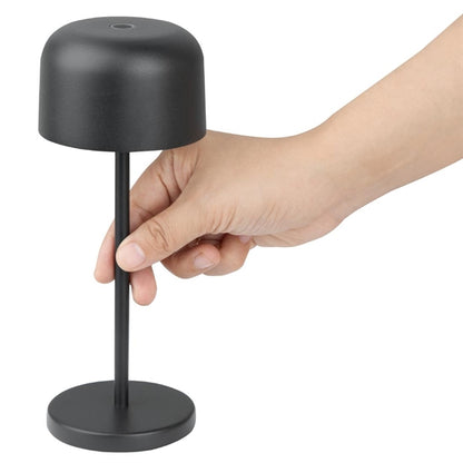 Olympia Siena Table Lamp Round Dome Black 200mm hz200