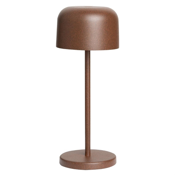 Olympia Siena Table Lamp Round Dome Chestnut 200mm hz201