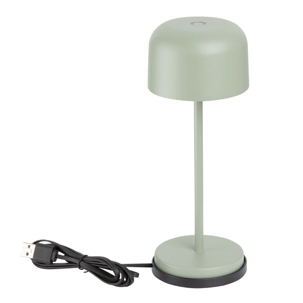 Olympia Siena Table Lamp Round Dome Sage 200mm hz202