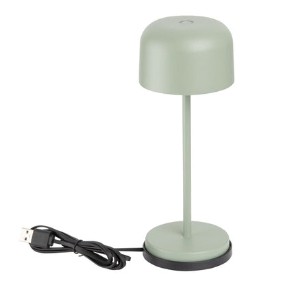 Olympia Siena Table Lamp Round Dome Sage 200mm hz202