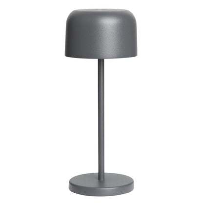 Olympia Siena Table Lamp Round Dome Grey 200mm hz203