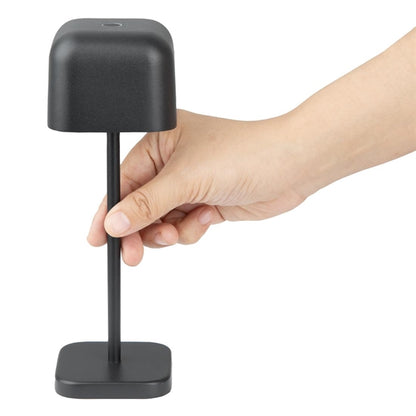 Olympia Lucca Table Lamp Squared Dome Black 200mm hz204