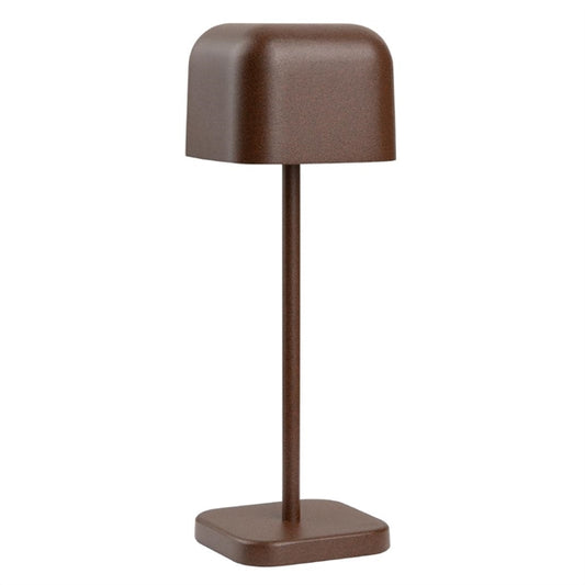 Olympia Lucca Table Lamp Squared Dome Chestnut 200mm hz205