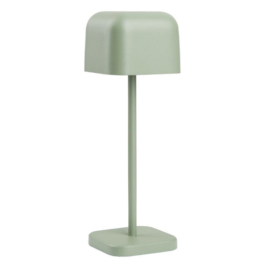 Olympia Lucca Table Lamp Squared Dome Sage 200mm hz206