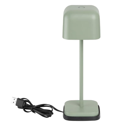 Olympia Lucca Table Lamp Squared Dome Sage 200mm hz206