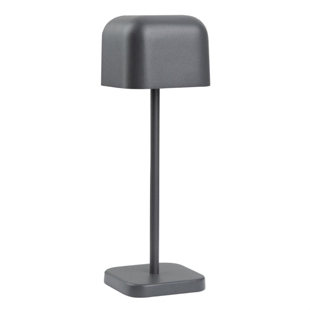 Olympia Lucca Table Lamp Squared Dome Grey 200mm hz207