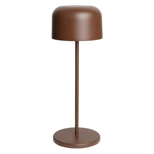 Olympia Siena Table Lamp Round Dome Chestnut 300mm hz209
