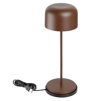 Olympia Siena Table Lamp Round Dome Chestnut 300mm hz209